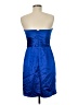 David's Bridal 100% Polyester Blue Cocktail Dress Size 8 - photo 2