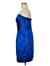 David's Bridal 100% Polyester Blue Cocktail Dress Size 8 - photo 5