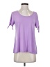 Slinky Brand Purple Short Sleeve Top Size XS - photo 1