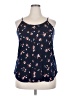 Kaileigh Blue Sleeveless Blouse Size XXL - photo 1