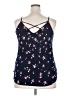 Kaileigh Blue Sleeveless Blouse Size XXL - photo 2