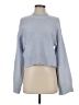 Zara Solid Blue Turtleneck Sweater Size S - photo 1
