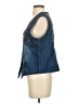 Jeans 100% Cotton Blue Denim Vest Size S (estimated) - photo 5