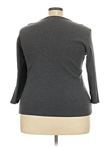 Karen Scott 3/4 Sleeve Top (view 2)