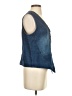 Jeans 100% Cotton Blue Denim Vest Size S (estimated) - photo 4