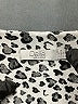 dalia Animal Print Silver Short Sleeve Henley Size XL - photo 7