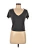 Wild Fable Gray Short Sleeve Top Size L - photo 2