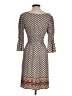 Max Edition Print Brown Casual Dress Size S - photo 2