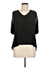 Wishful Park 100% Polyester Black 3/4 Sleeve Blouse Size M - photo 1