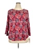 Ruby Rd. Red 3/4 Sleeve Blouse Size 2X - photo 1