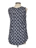 Escapada Blue Sleeveless Blouse Size S - photo 2