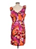 Blu Sage Print Orange Cocktail Dress Size 12 - photo 2