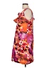 Blu Sage Print Orange Cocktail Dress Size 12 - photo 5
