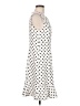 Nine West 100% Polyester Polka Dots White Casual Dress Size 8 - photo 4