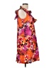 Blu Sage Print Orange Cocktail Dress Size 12 - photo 4