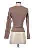 Trendy Queen Brown Long Sleeve Top Size XS - photo 2
