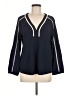 Fate 100% Polyester Blue Long Sleeve Blouse Size M - photo 1