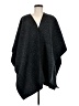 Ike Behar 100% Polyester Black Poncho One size - photo 1