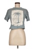 Dirtee Laundry Tropical Gray Short Sleeve T-Shirt Size M - photo 1