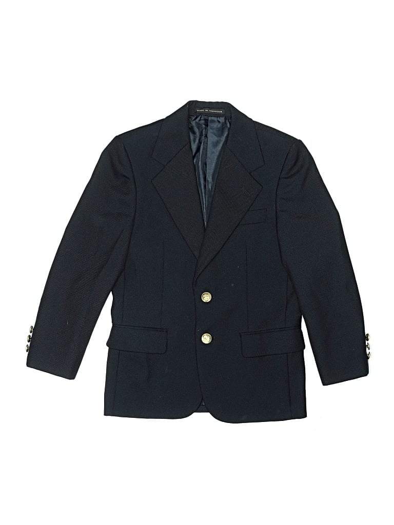 Pre-owned Stanley Blacker Kids' Cardigan Sweater In Blue