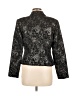 Boston Proper 100% Acetate Paisley Black Blazer Size 6 - photo 2