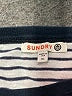 Sundry Stripes Silver Short Sleeve Turtleneck Size XL (4) - photo 6