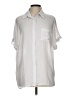 Assorted Brands 100% Polyester Silver Short Sleeve Blouse Size L - photo 1