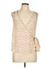 Moon River 100% Polyester Tan Sleeveless Blouse Size L - photo 1