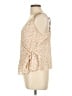 Moon River 100% Polyester Tan Sleeveless Blouse Size L - photo 5