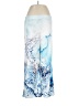 Unbranded 100% Polyester Print Blue Active Pants Size L - photo 1