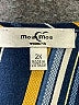 Moa Moa Blue 3/4 Sleeve Blouse Size 2X - photo 7