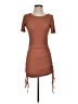 Altar'd State 100% Polyester Solid Brown Casual Dress Size XS - photo 1