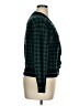 Marled Plaid Green Cardigan Size XL - photo 4