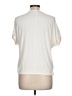 India Hicks Metallic Silver Short Sleeve Blouse Size L (estimated) - photo 2
