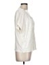 India Hicks Metallic Silver Short Sleeve Blouse Size L (estimated) - photo 4
