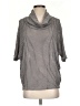 Laila Jayde Houndstooth Gray 3/4 Sleeve Blouse Size S - photo 1
