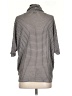 Laila Jayde Houndstooth Gray 3/4 Sleeve Blouse Size S - photo 2