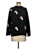 Unbranded Floral Black Pullover Sweater Size S - photo 1