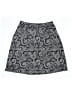 Assorted Brands Paisley Gray Black Casual Skirt Size 10 (estimated) - photo 2