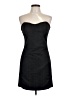 Bebe Solid Black Cocktail Dress Size 10 - photo 1