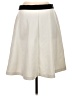 Ellen Tracy Solid Ivory Casual Skirt Size M - photo 2