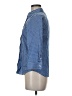 Chaps 100% Cotton Polka Dots Blue Long Sleeve Button-Down Shirt Size M (petite) - photo 5