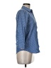 Chaps 100% Cotton Polka Dots Blue Long Sleeve Button-Down Shirt Size M (petite) - photo 4