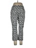 Willi Smith Print Black Casual Pants Size 12 - photo 2