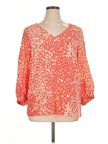Lafayette 148 New York 3/4 Sleeve Silk Top (view 1)