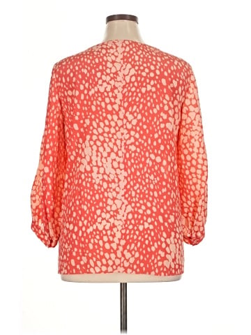 Lafayette 148 New York 3/4 Sleeve Silk Top (view 2)
