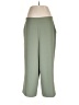 Nine West 100% Polyester Solid Green Active Pants Size 0X - photo 1