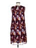 Halogen 100% Polyester Print Burgundy Casual Dress Size M - photo 2