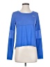 Nike 100% Polyester Blue Long Sleeve Top Size S - photo 1