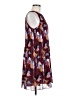 Halogen 100% Polyester Print Burgundy Casual Dress Size M - photo 4